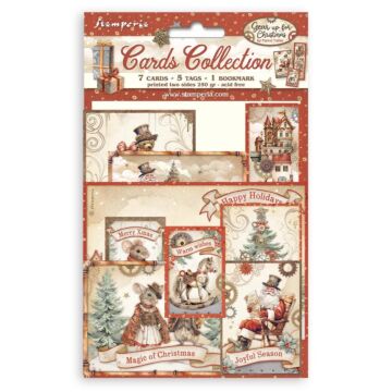 Stamperia Cards Collection, Gear up for Christmas
