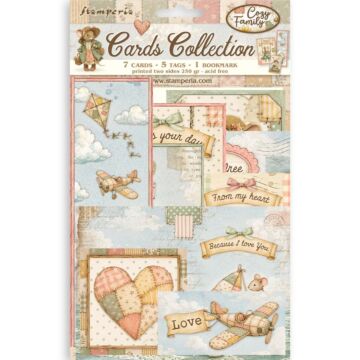 Stamperia Cozy Family Cards Collection