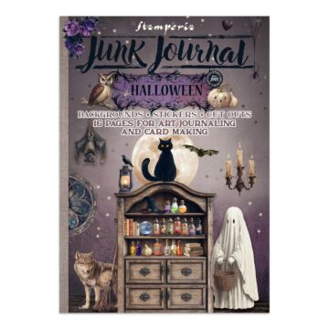 Stamperia Halloween Junk Journal Backgrounds + Stickers + Cut Outs