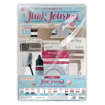Stamperia Junk Journal Kit, Candy Christmas & Coloring