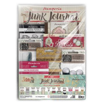 Stamperia Junk Journal Kit, Alice in Christmas with Journal