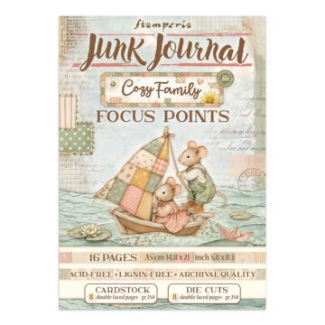 Stamperia Cozy Family Junk Journal Focus Points