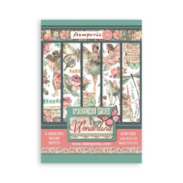 Stamperia A5 Washi Pad, Wonderland