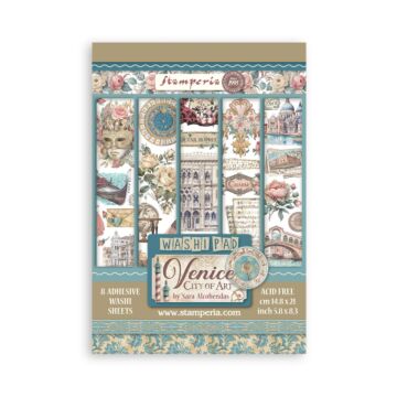 Stamperia A5 Washi Pad, Venice City of Art
