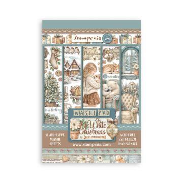 Stamperia White Christmas A5 Washi Pad