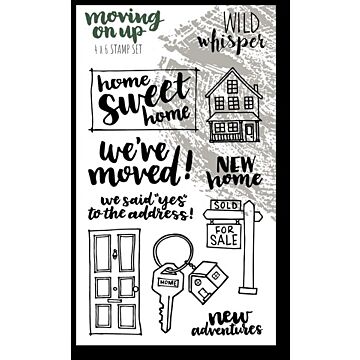 Wild Whisper MOVING ON UP - 4X6 STAMP SET