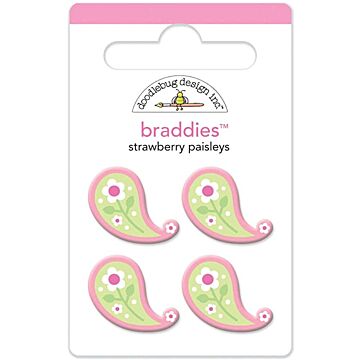 Doodlebug - Braddies - Strawberry Paisleys