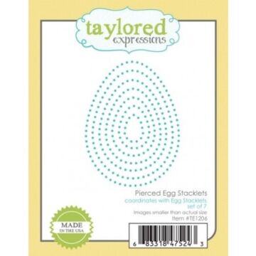 Taylored Expressions Pierced Egg Stacklets Die