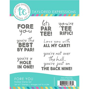 Taylored Expressions Fore You Cling Stamp