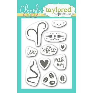 Taylored Expressions Clear Stamp, Hug in a Mug