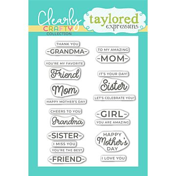 Taylored Expressions Clear Stamp, Mix & Match - For Her