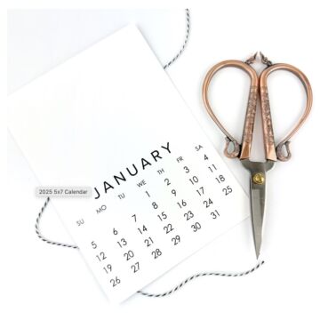 Taylored Expressions 5X7 Calendar, 2025