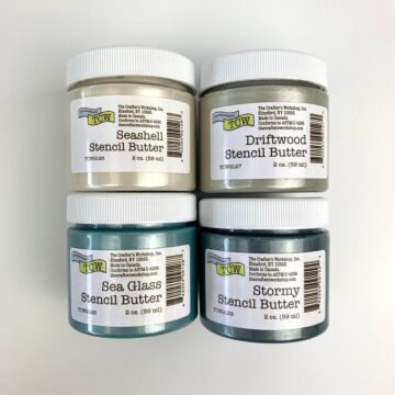The Crafter's Workshop Stencil Butter Set, Beach House (4 Pack)