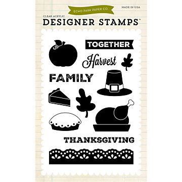 Echo Park - Thanksgiving 4X6 Stamp Set
