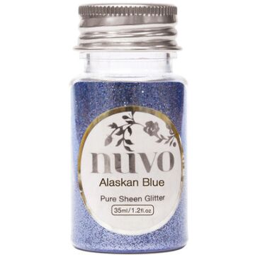 Tonic Studios Nuvo Pure Sheen Glitter, Alaskan Blue (35ml)