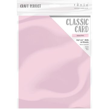 Tonic Studios 8.5X11 Weave Textured Cardstock, Ballet Pink (10/pk)
