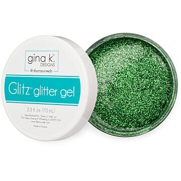 Therm-O Web Gina K. Designs Glitz Glitter Gel, Grass Green (2.3oz)