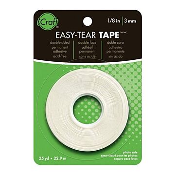 Therm-O-Web iCraft Easy-Tear Tape, 1/8" x 25 yd