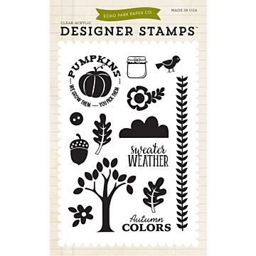 Echo Park The Story Of Fall: Sweater Weather 4x6 Stamp
