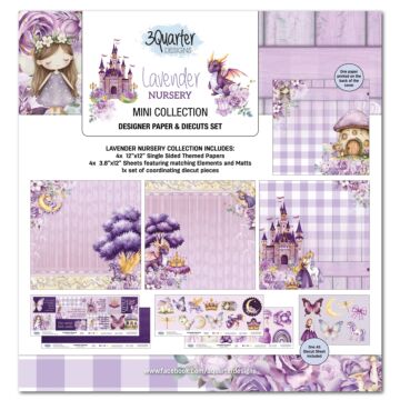 3Quarter Designs Lavender Nursery Mini 12x12 Collection
