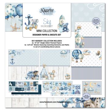 3Quarter Designs Sky Nursery Mini 12x12 Collection