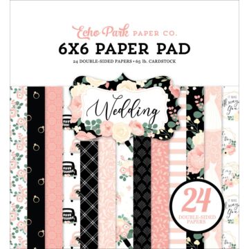 Echo Park WEDDING 6X6 PAPER PAD