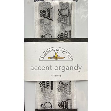 Doodlebug Ribbon - Accent Organdy - Wedding