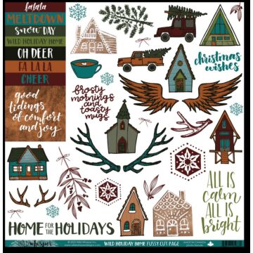 Wild Whisper Wild Holiday Home - Fussy Cut Sheet