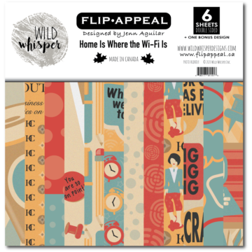 Wild Whisper - JENN AGUILAR HOME IS WHERE THE WIFI IS - 12x12 PAPER PACK