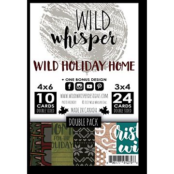 Wild Whisper Wild Holiday Home Double card Pack