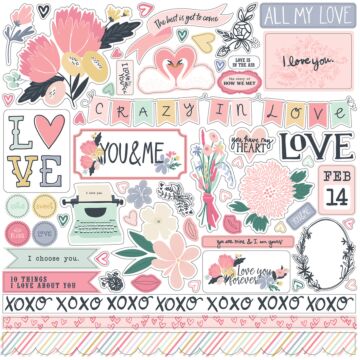 Echo Park - You & Me Element Sticker