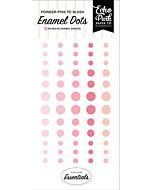 Echo Park Enamel Dots, Pink Essentials