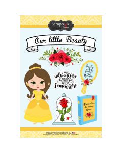 PRE-ORDER - Scrapbook Customs - Yellow Princess Sticker
