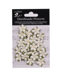 Little Birdie Elira Paper Flowers 24/Pkg-Ivory Pearl