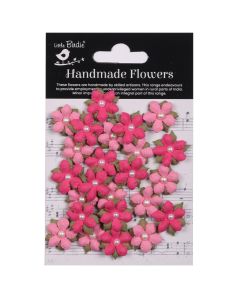 Little Birdie Elira Paper Flowers 24/Pkg-Precious Pink