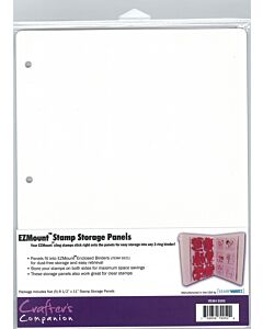 Crafter's Companion 8.5X11 Stamp N' Stor Storage Panels, Lightweight (5pk)