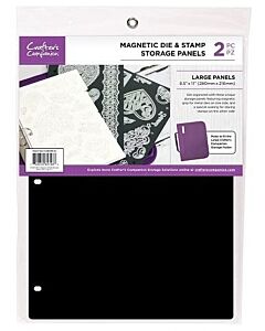 Crafter's Companion Storage Panels, Magnetic Die & Stamp - 8.5X11 (2pk)